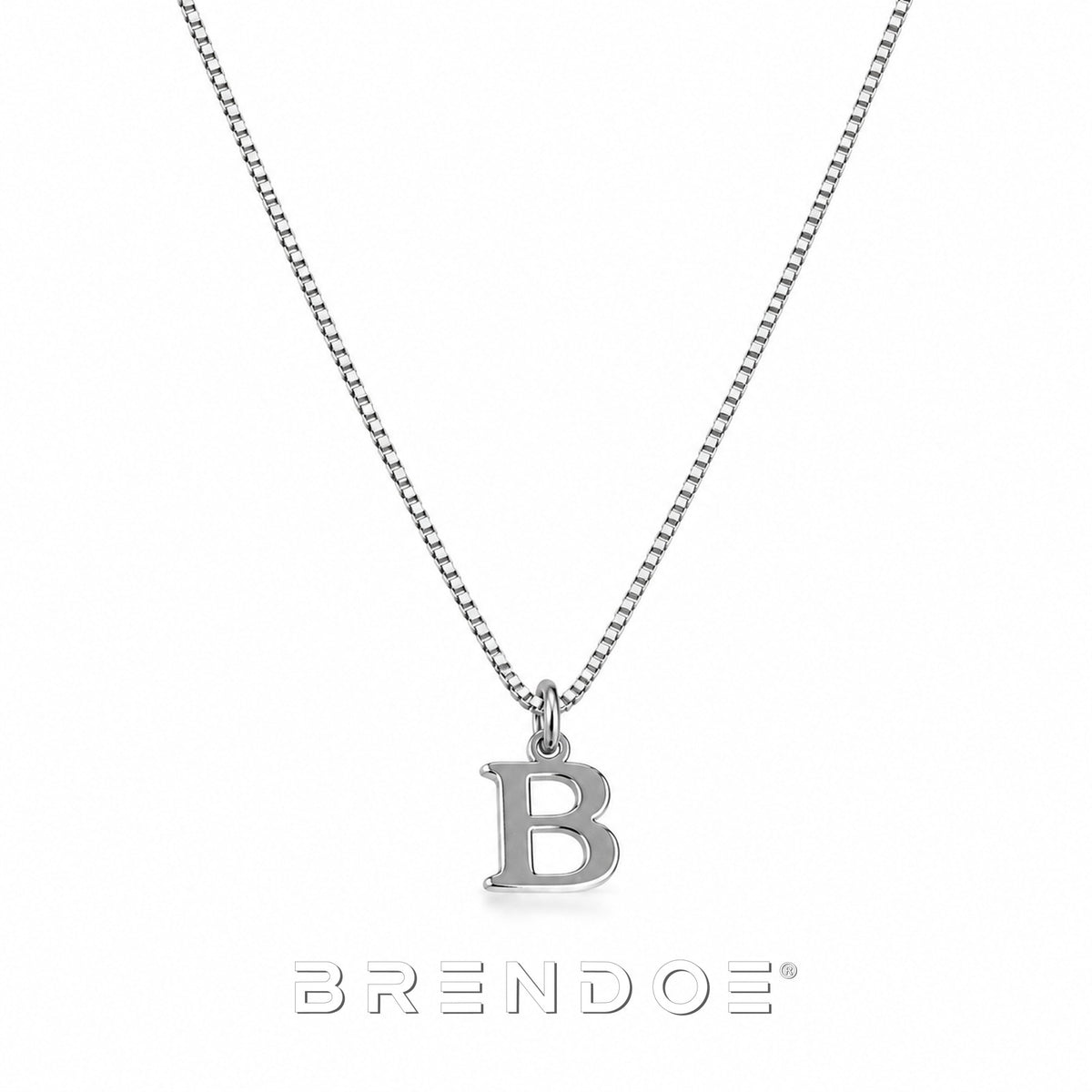 Brendoe Zilverkleurige Letterketting