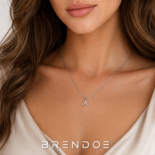 Brendoe Zilverkleurige Letterketting