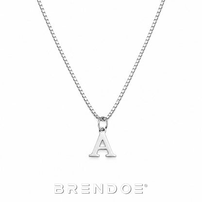 Brendoe Zilverkleurige Letterketting