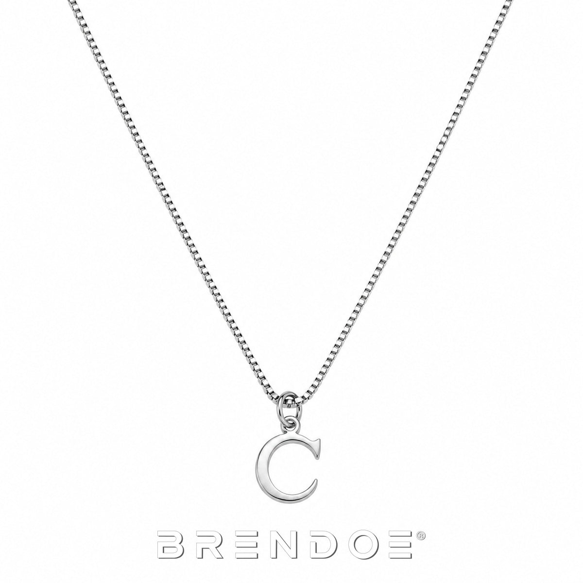 Brendoe Zilverkleurige Letterketting