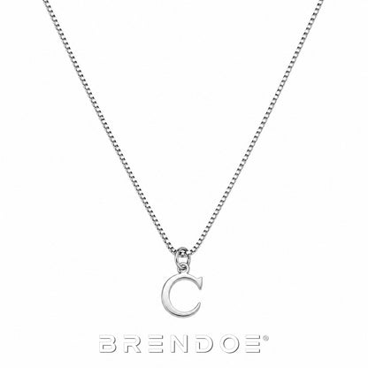 Brendoe Zilverkleurige Letterketting