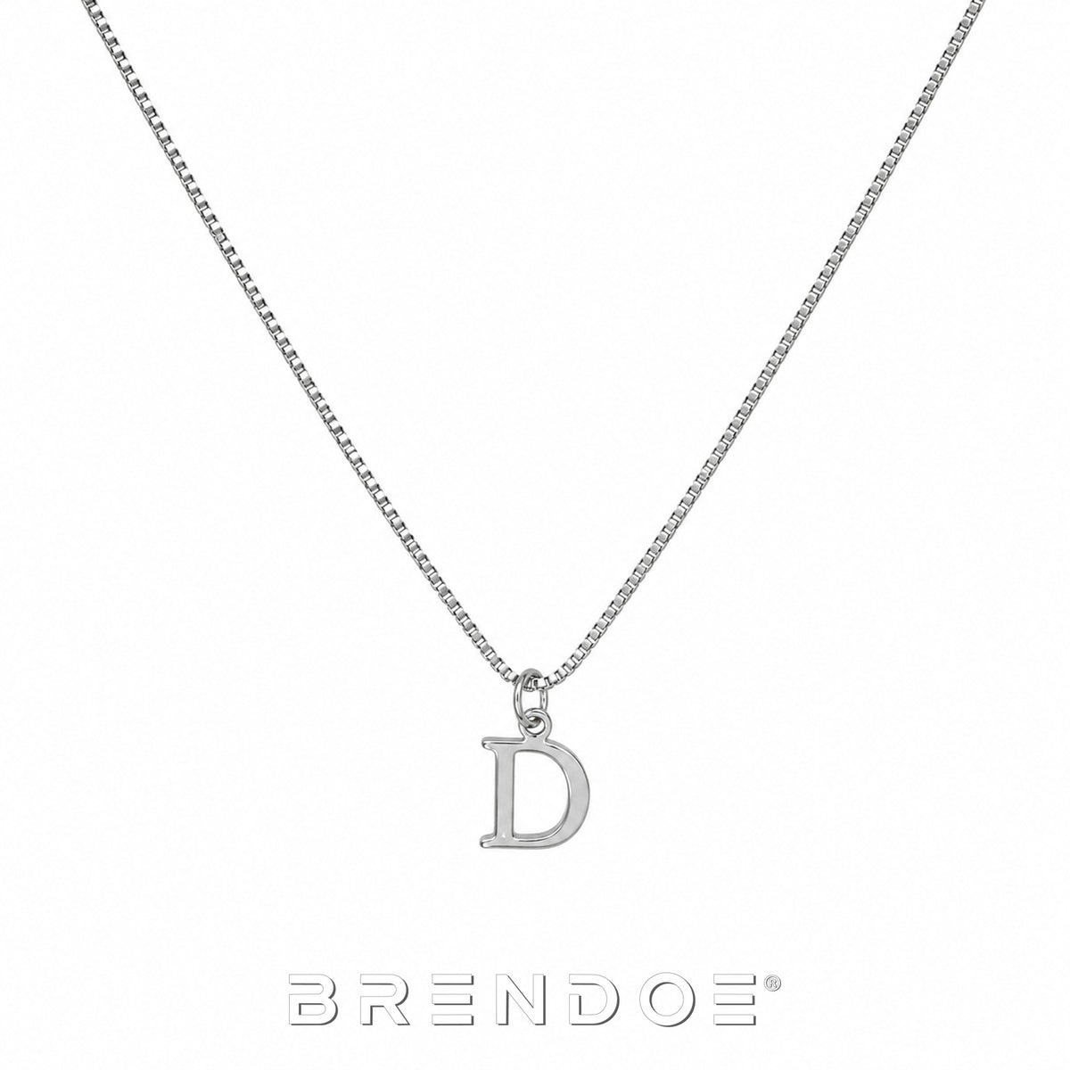 Brendoe Zilverkleurige Letterketting