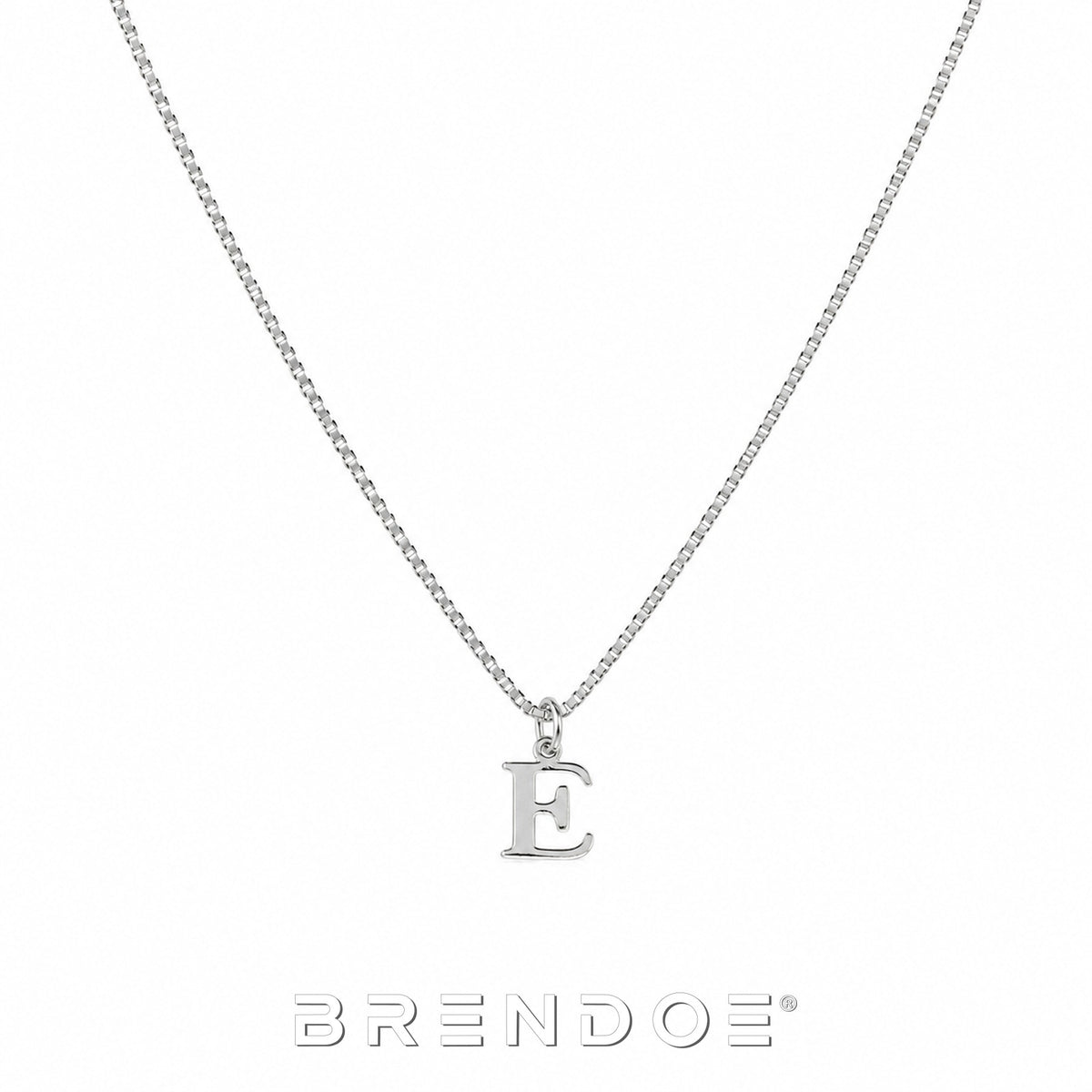 Brendoe Zilverkleurige Letterketting
