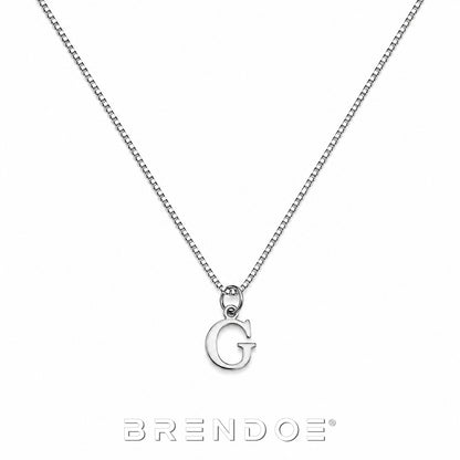 Brendoe Zilverkleurige Letterketting