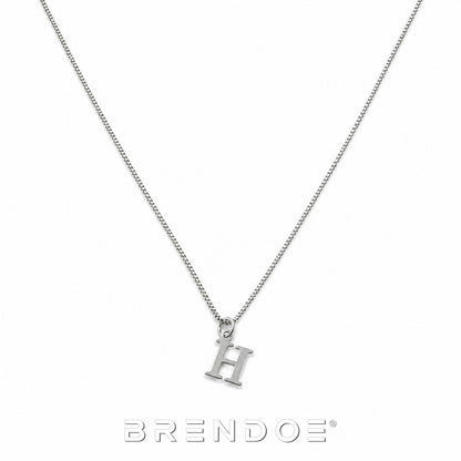 Brendoe Zilverkleurige Letterketting