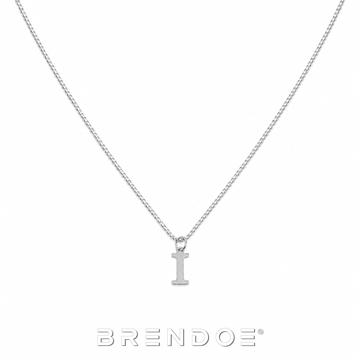 Brendoe Zilverkleurige Letterketting