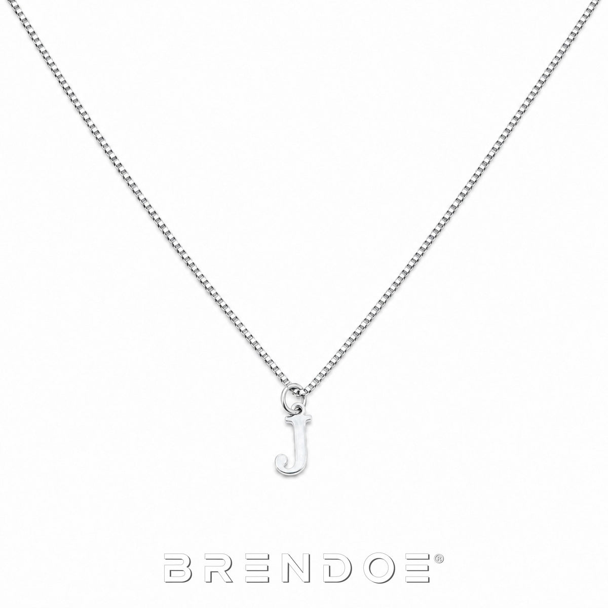 Brendoe Zilverkleurige Letterketting
