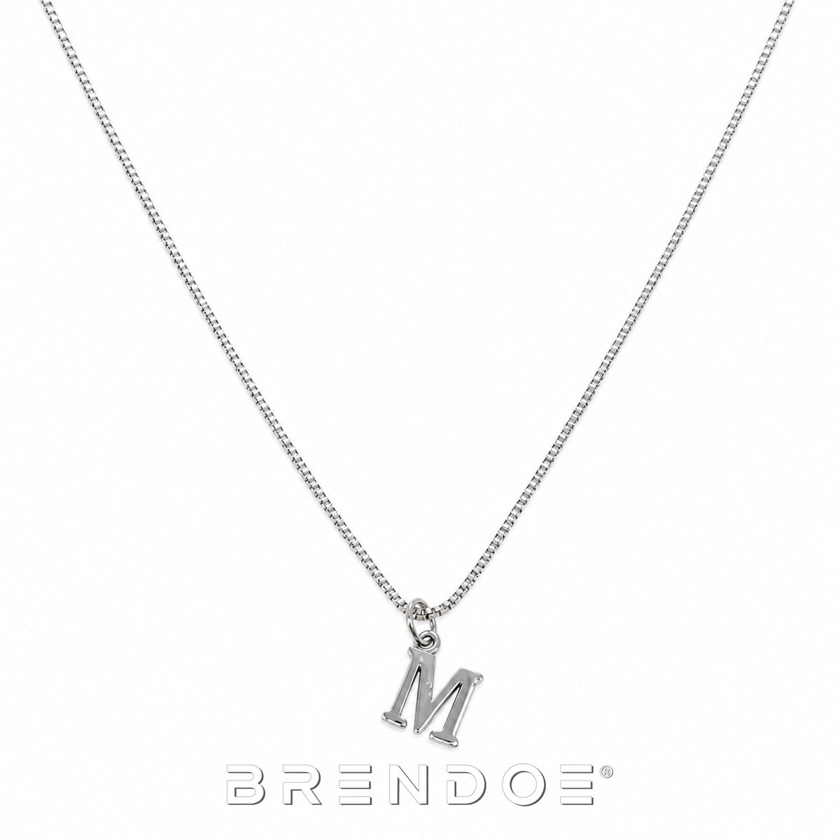 Brendoe Zilverkleurige Letterketting