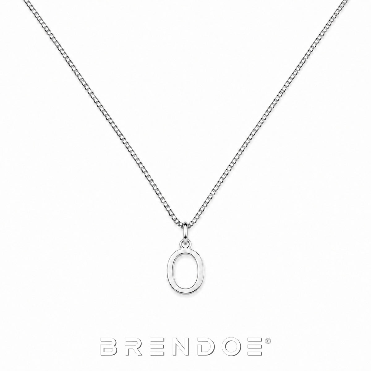 Brendoe Zilverkleurige Letterketting
