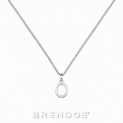 Brendoe Zilverkleurige Letterketting