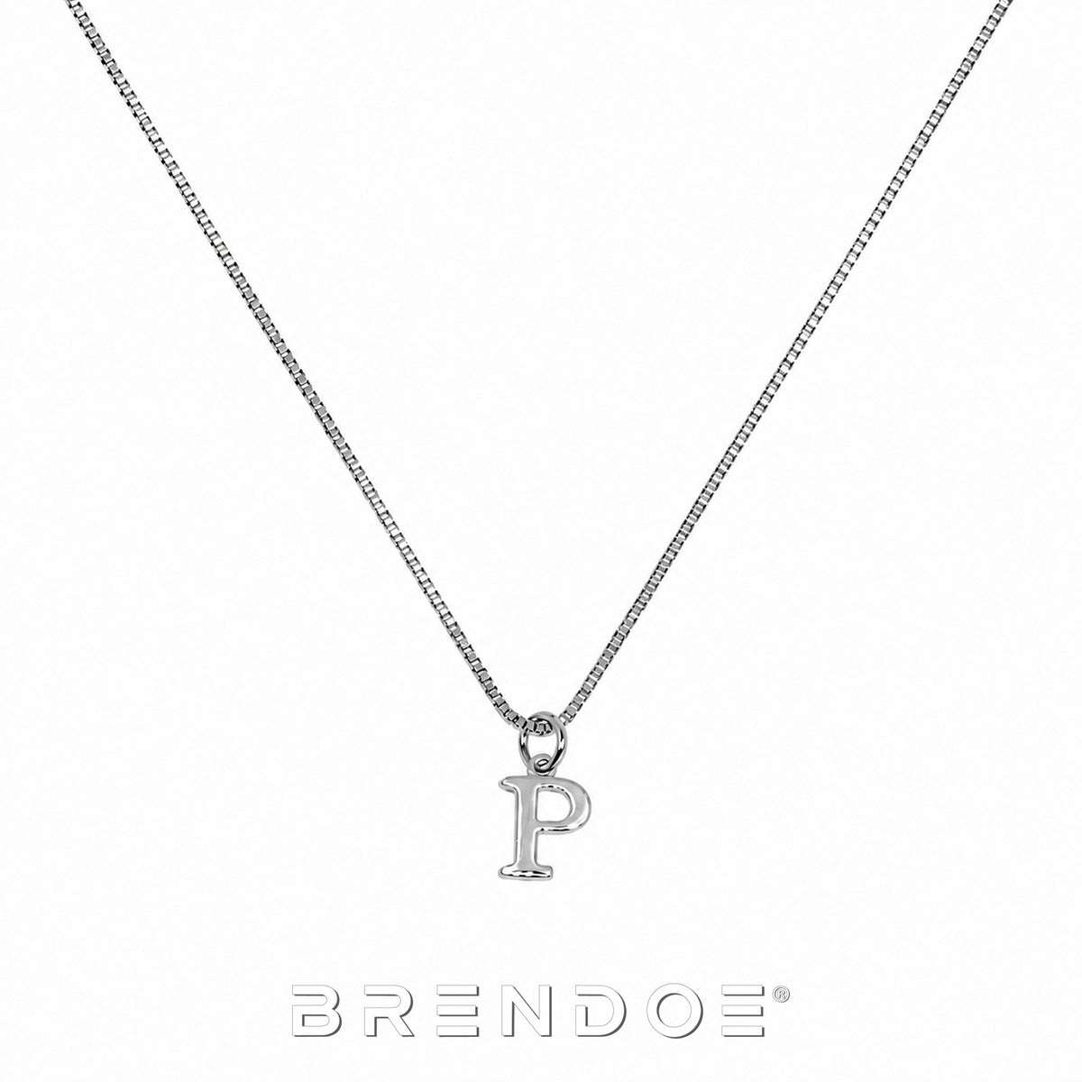 Brendoe Zilverkleurige Letterketting