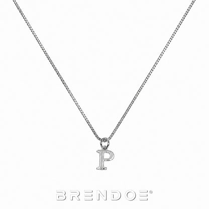 Brendoe Zilverkleurige Letterketting