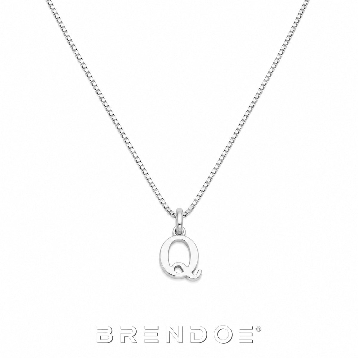 Brendoe Zilverkleurige Letterketting