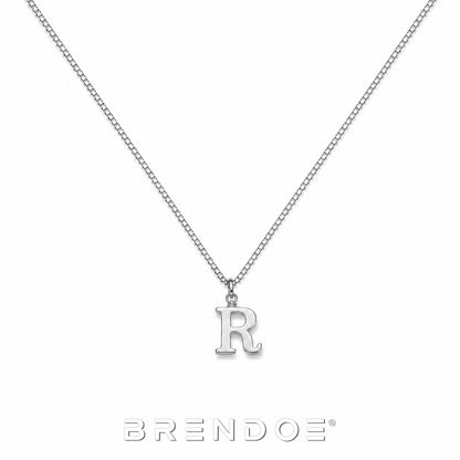 Brendoe Zilverkleurige Letterketting
