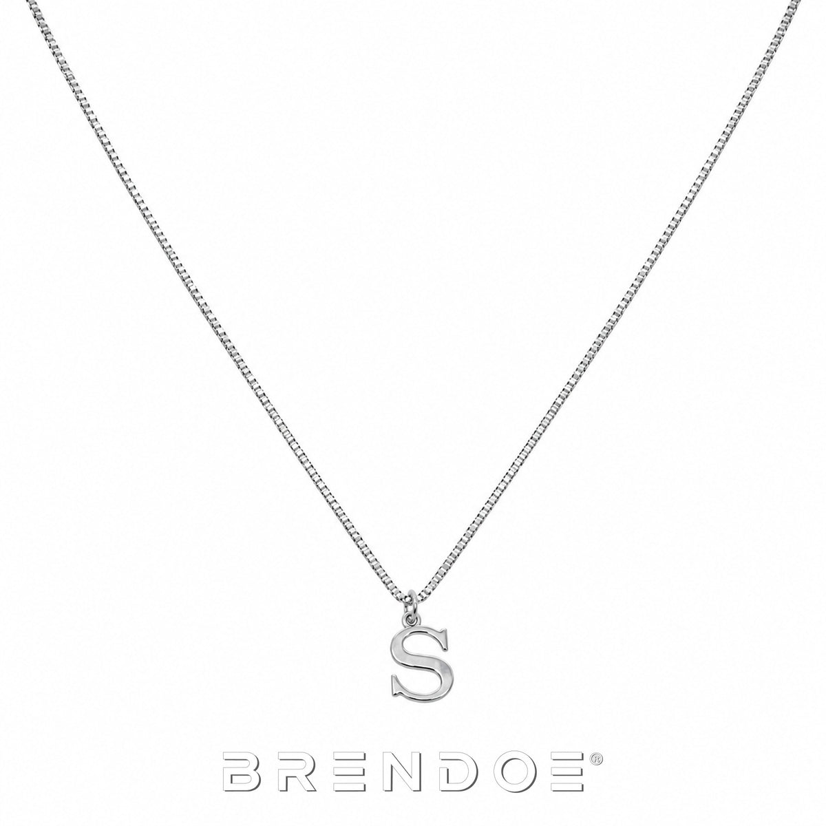 Brendoe Zilverkleurige Letterketting