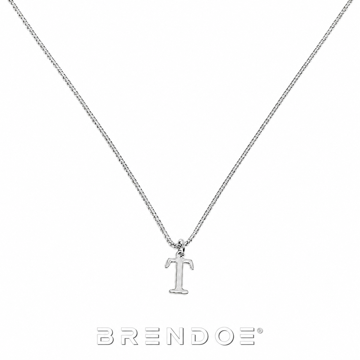 Brendoe Zilverkleurige Letterketting