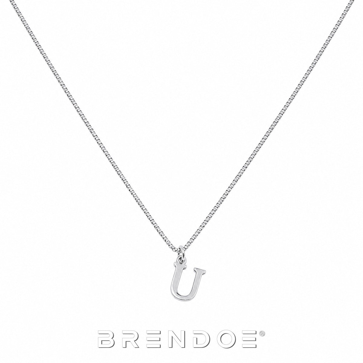 Brendoe Zilverkleurige Letterketting