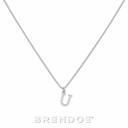 Brendoe Zilverkleurige Letterketting