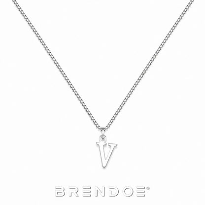 Brendoe Zilverkleurige Letterketting