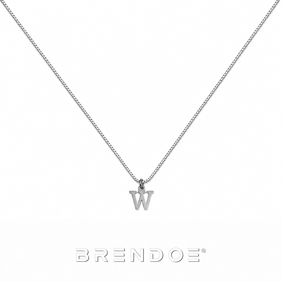 Brendoe Zilverkleurige Letterketting