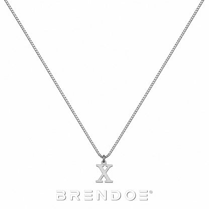 Brendoe Zilverkleurige Letterketting