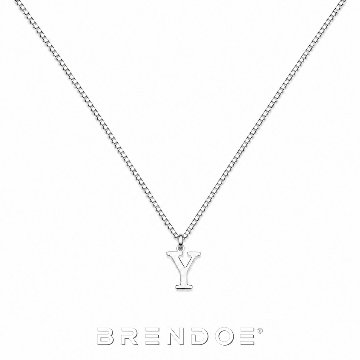 Brendoe Zilverkleurige Letterketting