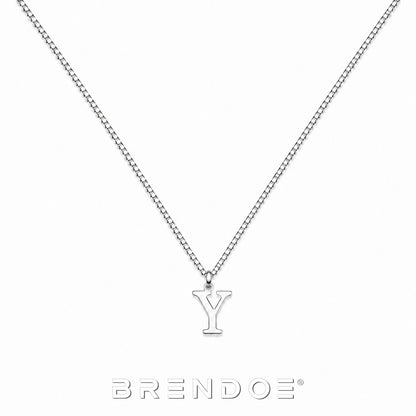 Brendoe Zilverkleurige Letterketting
