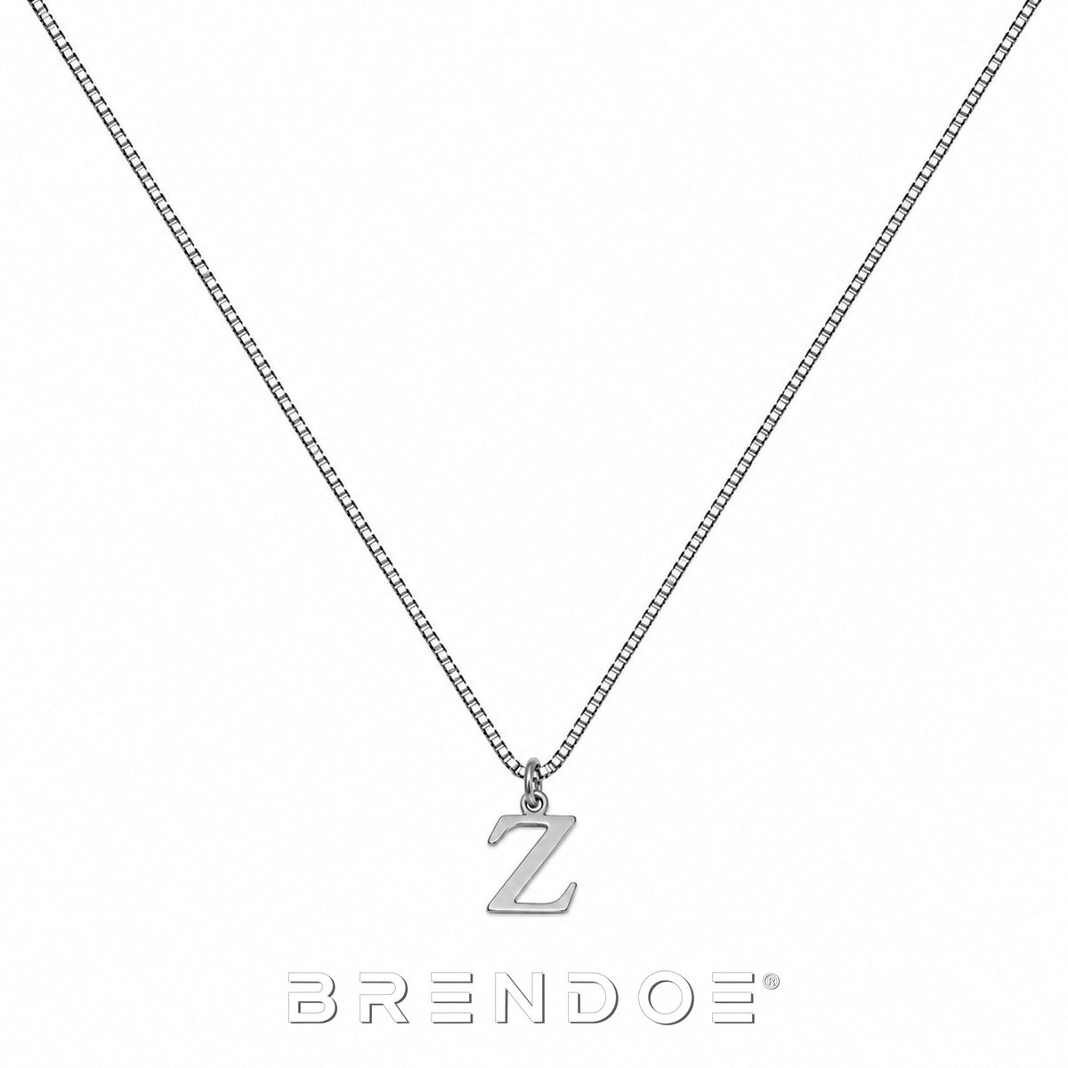 Brendoe Zilverkleurige Letterketting