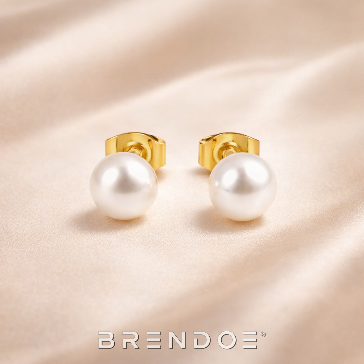 Brendoe Goudkleurige Pareloorstekers – 18K Verguld RVS