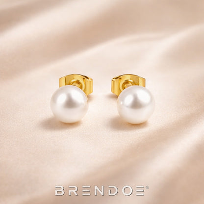 Brendoe Goudkleurige Pareloorstekers – 18K Verguld RVS