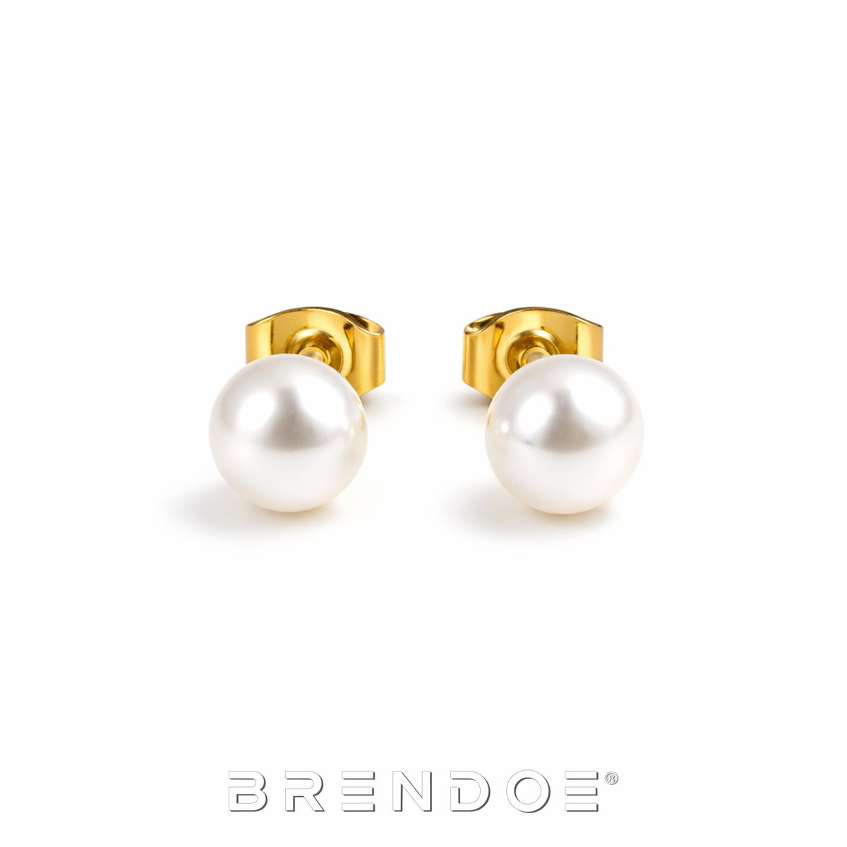 Brendoe Goudkleurige Pareloorstekers – 18K Verguld RVS